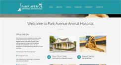 Desktop Screenshot of parkavenuevets.com